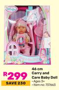 46cm Carry & Care Baby Doll