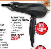 Carmen Turblo Twist Hairdryer 2200W