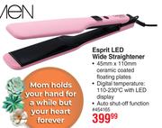 Carmen Esprit LED Wide Straightener 