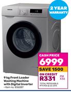 Samsung 9Kg Front Loader Washing Machine With Digital Inverter