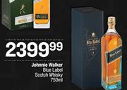 Johnnie Walker Blue Label Scotch Whisky-750ml