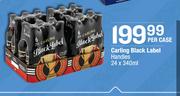 Carling Black Label Handies-24 x 340ml Per Case