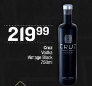 Cruz Vodka Vintage Black-750ml