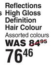 Reflections High Gloss Definition Hair Colour Assorted Colours