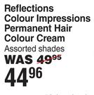 Reflections Colour Impressions Permanent Hair Colour Cream Assorted Shades