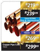 Copper Pipe 5.5m