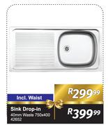 Sink Drop-In 42652