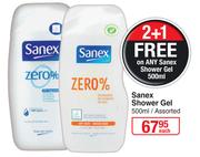 Sanex Shower Gel Assorted-500ml Each