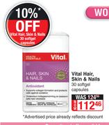 Vital Hair, Skin & Nails 30 Softgel Capsules