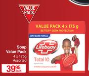 Lifebuoy Soap Value Pack Assorted-4 x 175g