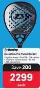 Dunlop Galactica Pro Padel Racket-Each