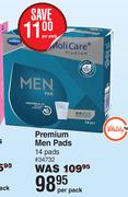 Moli Care Premium Men Pads 14 Pads-Per Pack