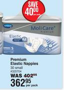 Moli Care Premium Elastic Nappies 30 Small-Per Pack