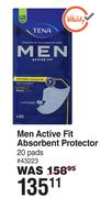 Tena Men Active Fit Absorbent Protector 20 Pads