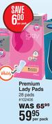 Moli Care Premium Lady Pads 28 Pads-Per Pack