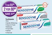 Sensodyne Toothpaste-For 2 x 75ml