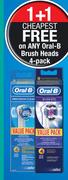 Oral-B 3D White Brush Heads Value Pack (4 Pack)-Per Pack