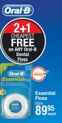 Oral B Essential Floss-50m Each