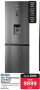Haier Fridge Freezer With Water Dispenser 850044529-327Ltr Each