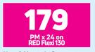 Tecno Spark 7 64GB 4G Smartphone-On Red Flexi 130