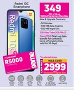 Redmi 10C Smartphone-On 1GB Red Top Up Core More Data