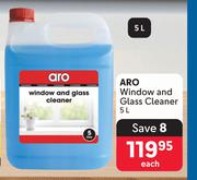 Aro Window & Glass Cleaner-5L Each