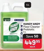 Handy Andy Floor Cleaner Probiotic-5L Each