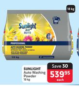 Sunlight Auto Washing Powder-18Kg Each