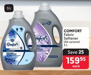 Comfort Fabric Softener (All Variants)-3L Each