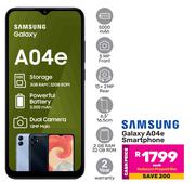 0Samsung Galaxy A04e Smartphone-Each