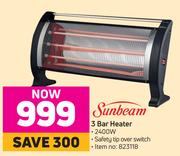 Sunbeam 3 Bar Heater 2400W