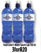 Food Lover's Water Sports Cap-3 x 750ml
