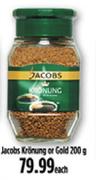 Jacobs Kronung Or Gold-200g Each