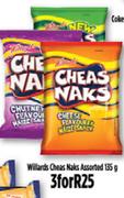 Willards Cheas Naks Assorted-3 x 135g