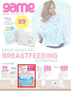 Game : Great Deals On Breastfeeding Essentials (13 Aug - 2 Sept 2018), page 1