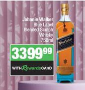 Johnnie Walker Blue Label Blended Scotch Whisky-750ml