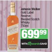 Johnnie Walker Gold Label Reserve Blended Scotch Whisky-750ml