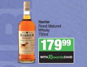 Harrier Finest Matured Whisky-750ml