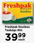 Freshpak Rooibos Teabags-80s Each