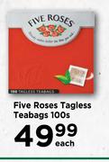 Five Roses Tagless Teabags-100s Each