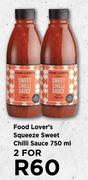 Food Lover's Squeeze Sweet Chilli Sauce-For 2 x 750ml