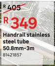 Handrail Stainless Steel Tube 50.8 mm - 3 m