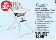 Graco Snack N Stow Into The Wild High Chair