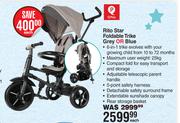 Q Play Rito Star Foldable Trike Grey Or Blue-Each