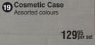Cosmetic Case (Assorted Colours)