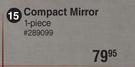 1 Piece Compact Mirror 