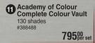 Academy Of Colour Complete Colour Vault (130 Shades)-Per Set