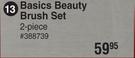 Basics Beauty 2 Piece Brush Set 