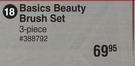 Basics Beauty 3 Piece Brush Set