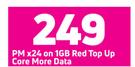 2 x Samsung A02s 4G Smartphone-On 1GB Red Top Up Core More Data + On Promo 65